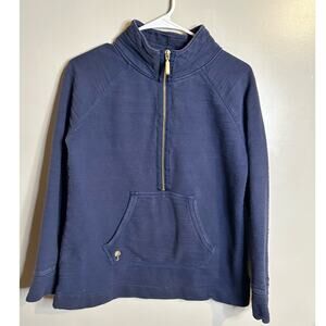 Lilly Pulitzer half zip Navy Pullover, Size Small